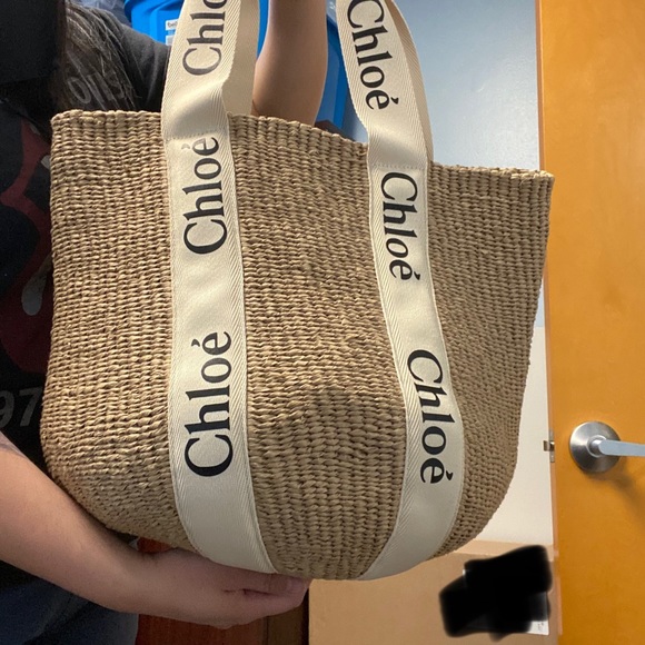 SOLD! Chloe Large Woody Basket Bag - Picture 5 of 8